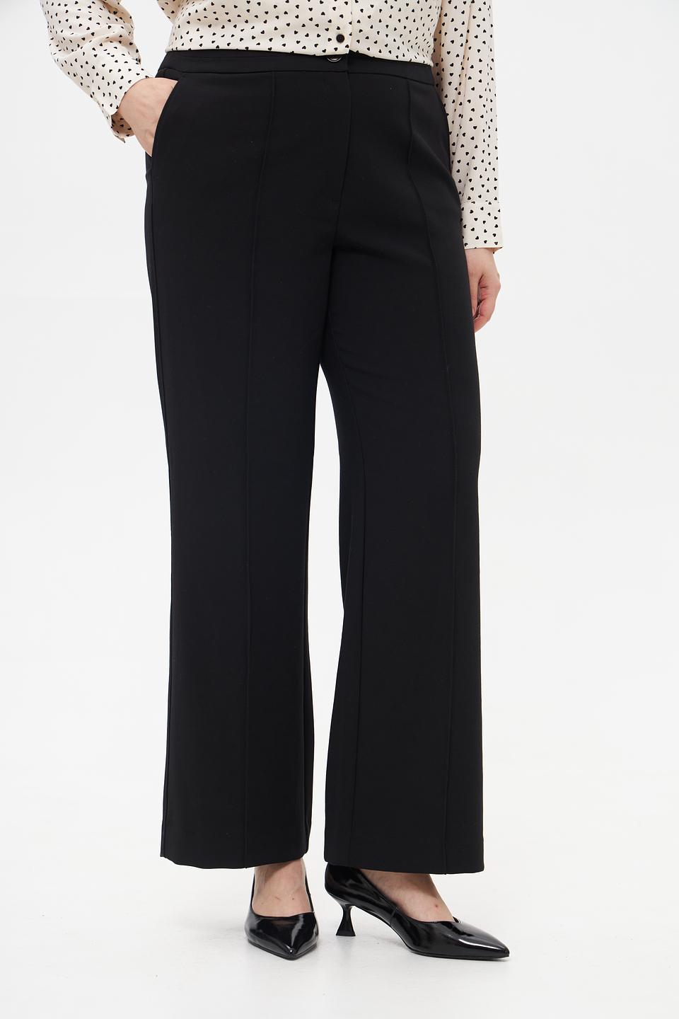 Брюки клеш Olsen черные