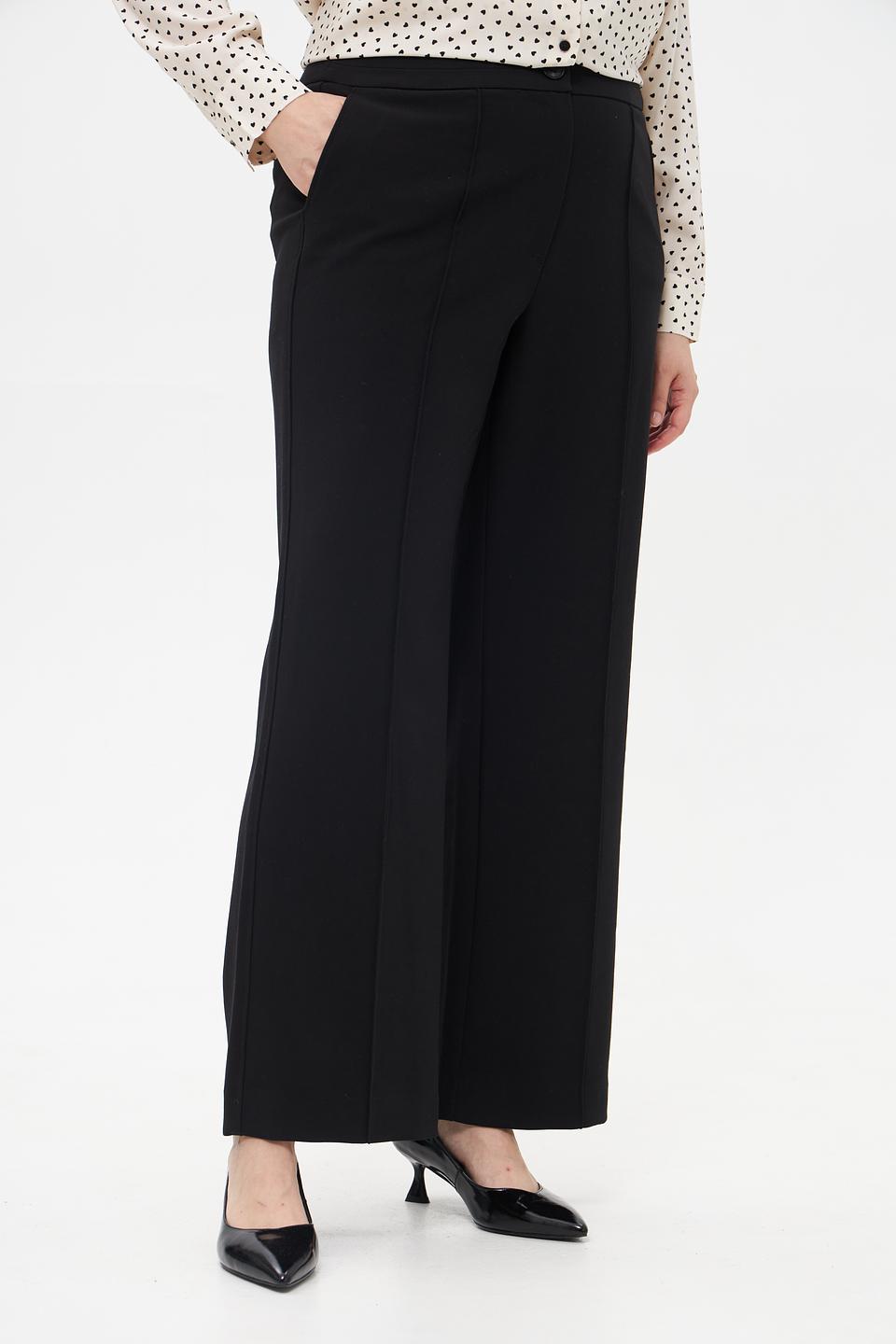 Брюки клеш Olsen черные