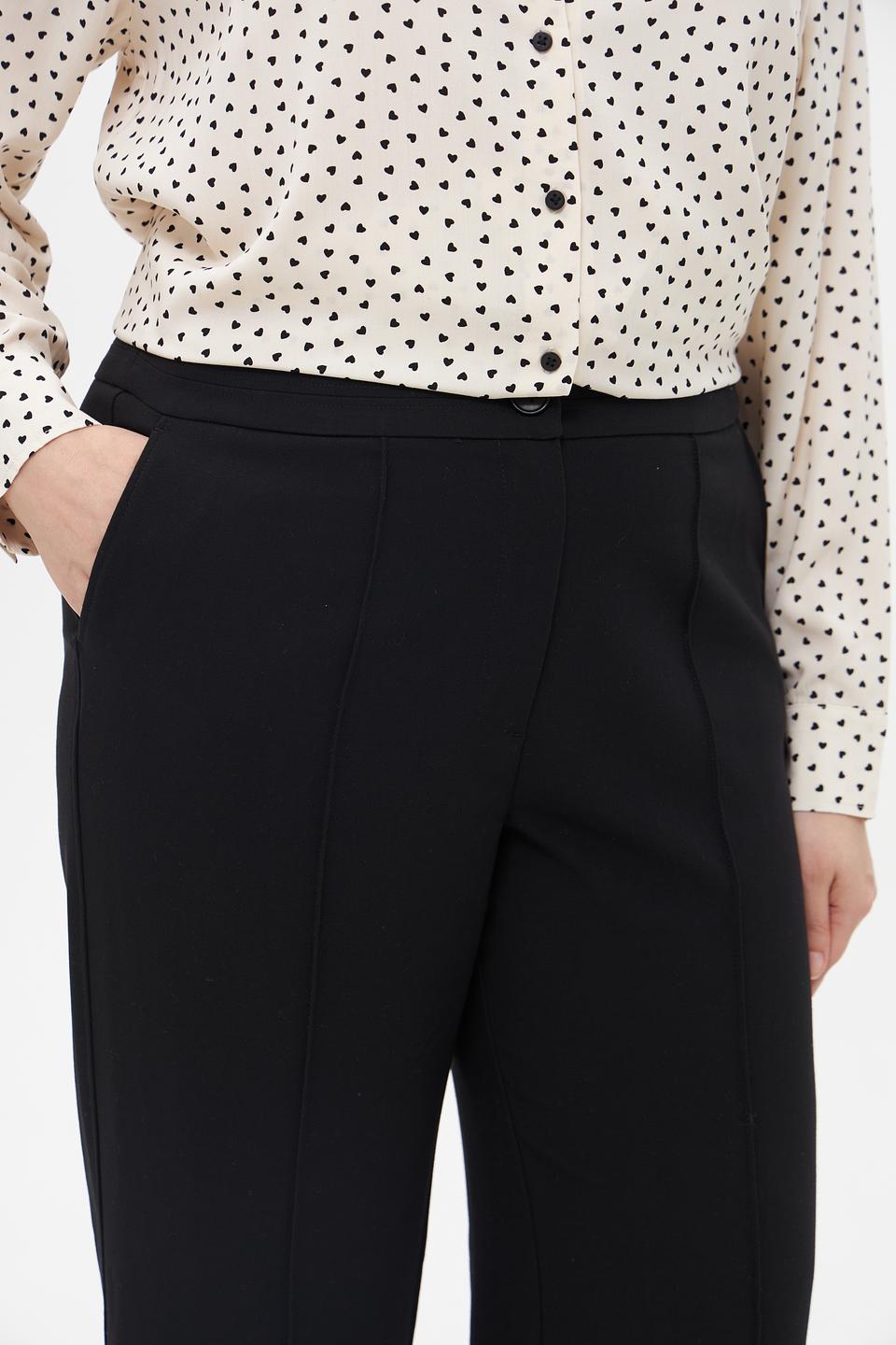 Брюки клеш Olsen черные