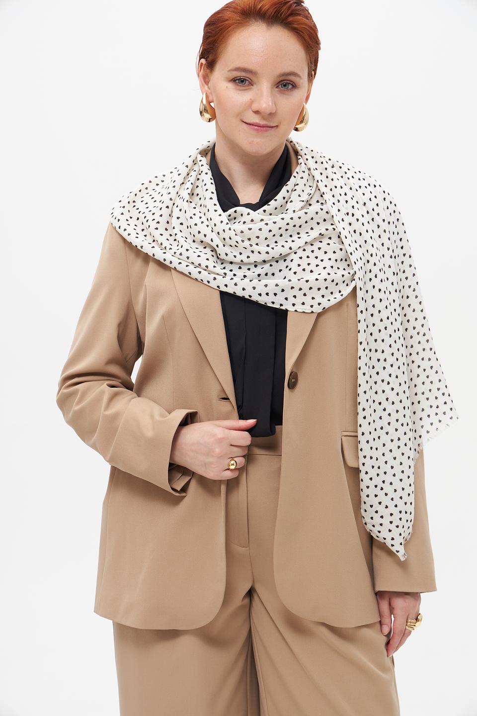 Шарф Olsen с сердечками