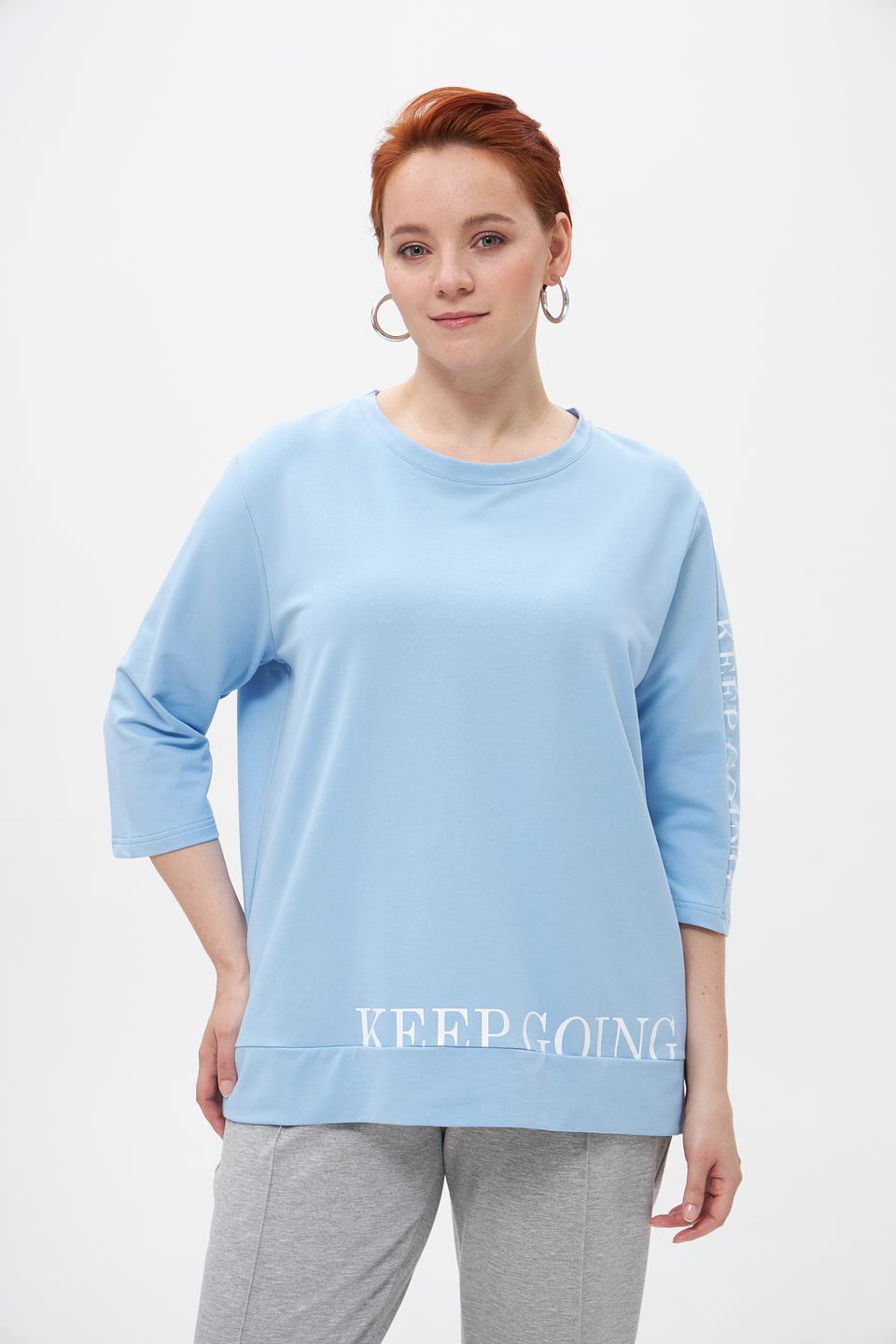 Пуловер Doris Streich голубой