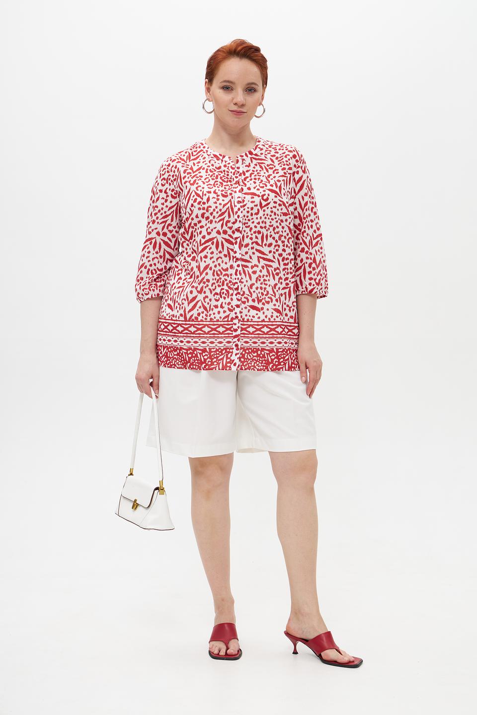 Блузка Lebek с принтом