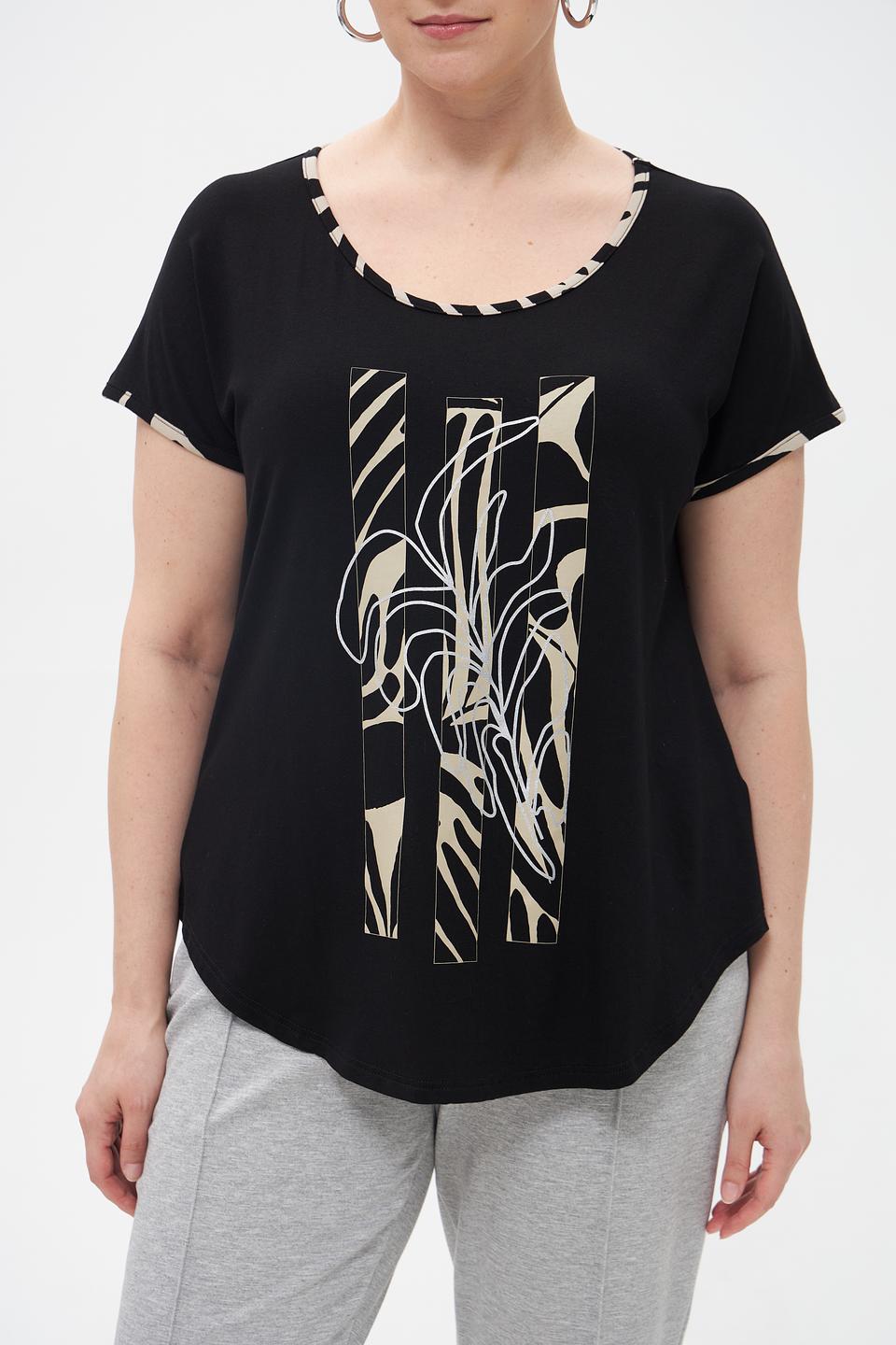 Футболка Doris Streich с принтом