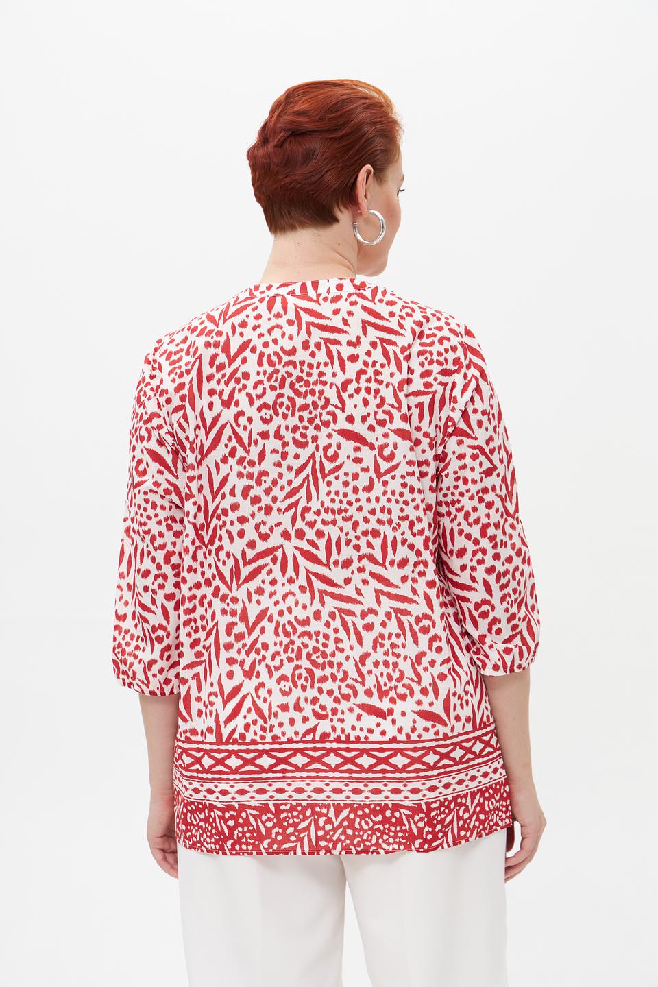 Блузка Lebek с принтом