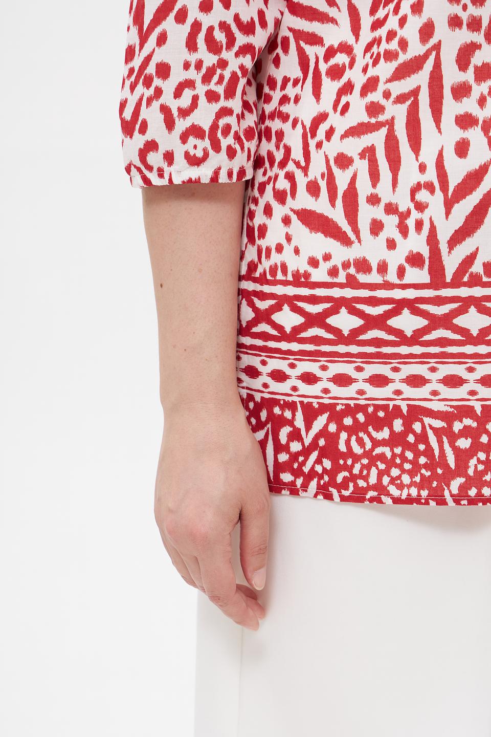 Блузка Lebek с принтом