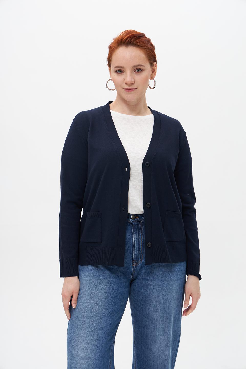 Жакет Lebek темно-синий