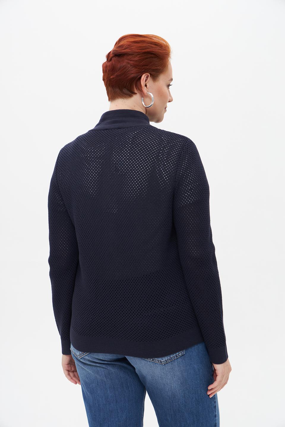 Жакет Lebek вязаный с капюшоном