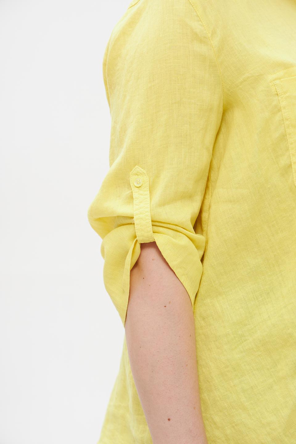 Блузка Barbara Lebek лён жёлтая