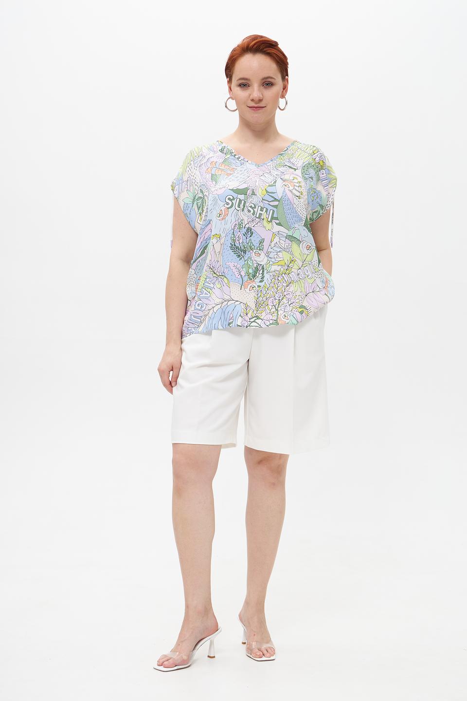 Блузка Marc Cain Sushi принт