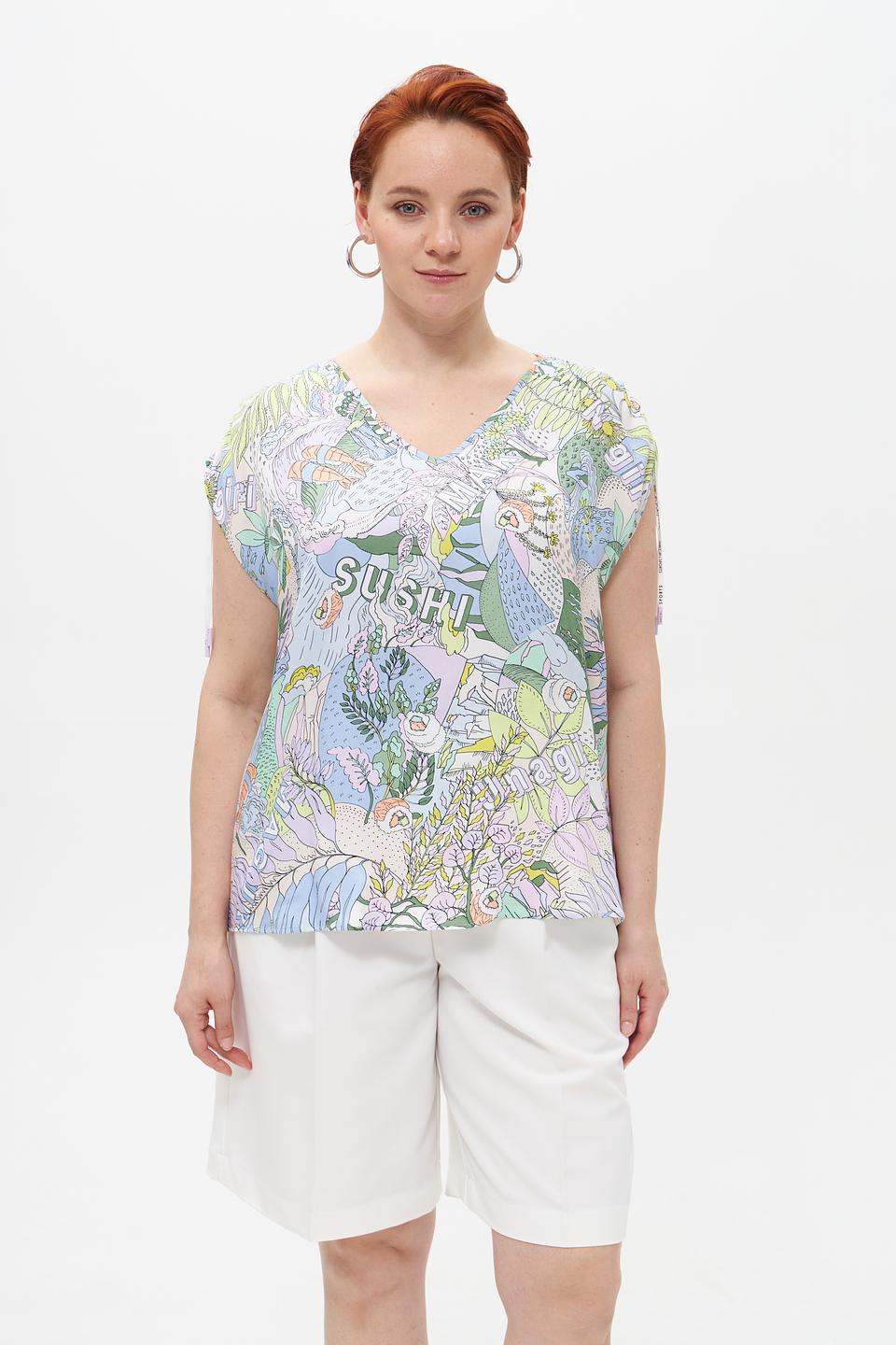 Блузка Marc Cain Sushi принт