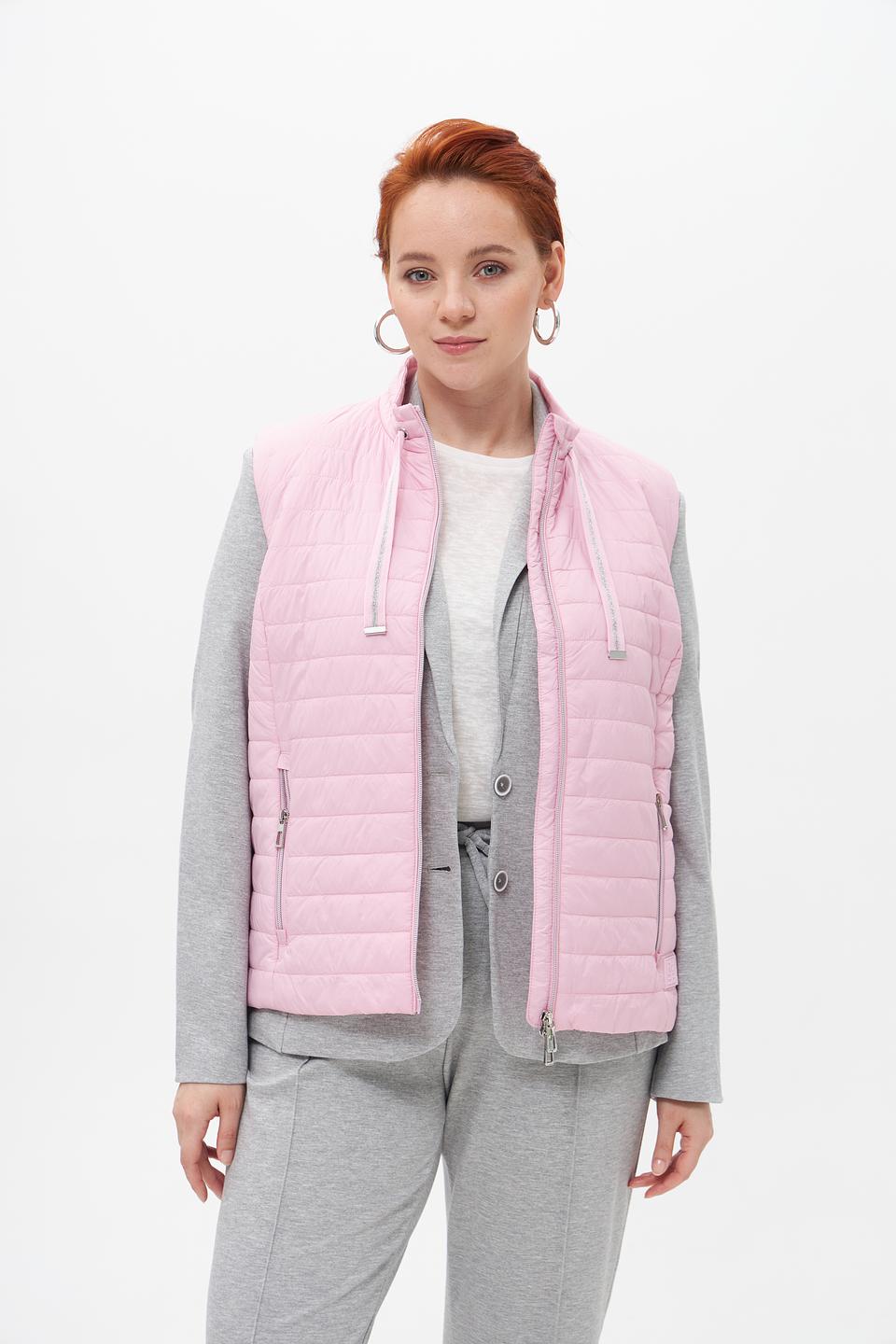 Жилет стеганый Rabe collection розовый