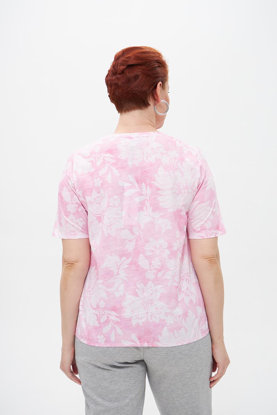 Футболка Rabe collection с цветочным принтом