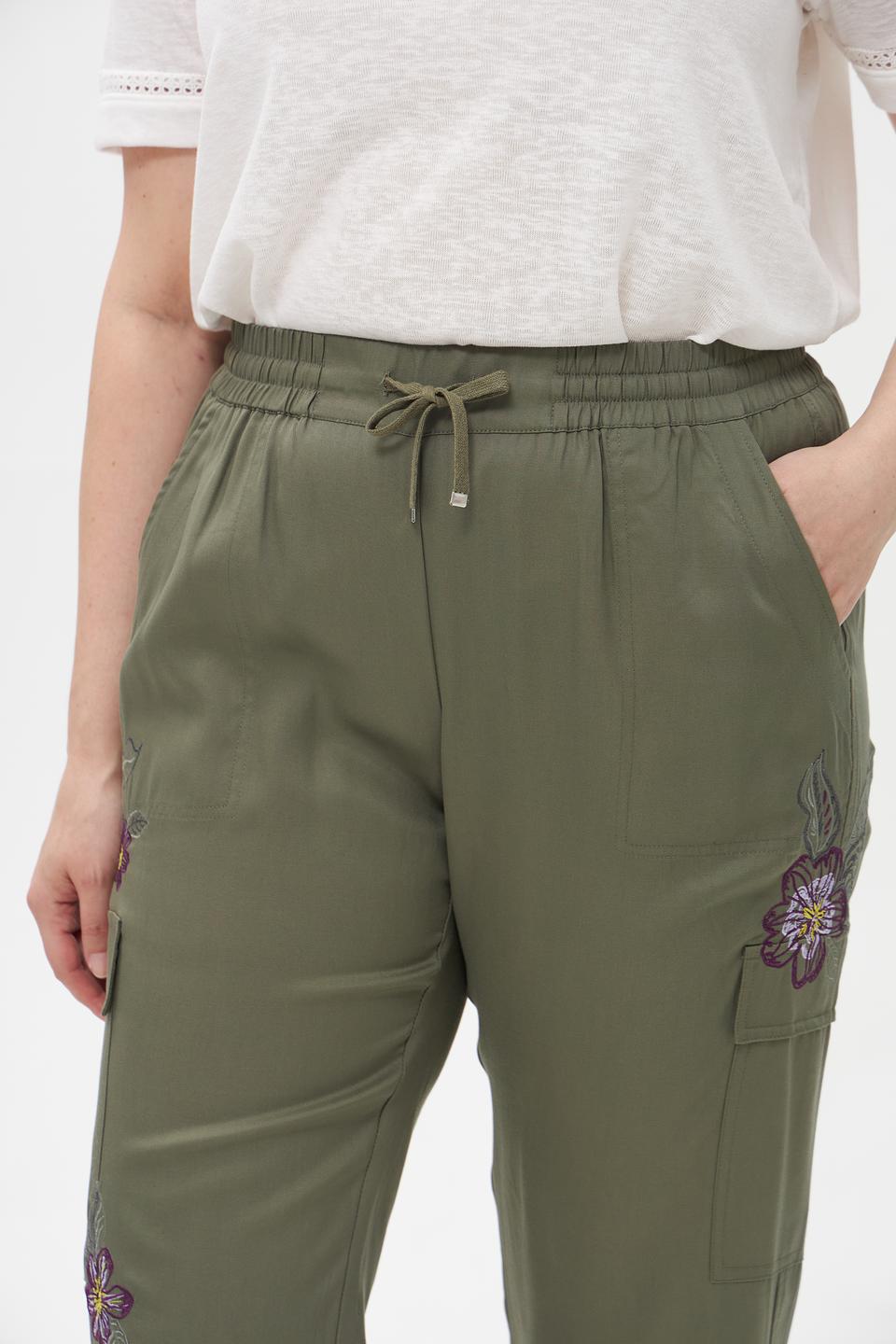 Брюки карго Rabe collection хаки