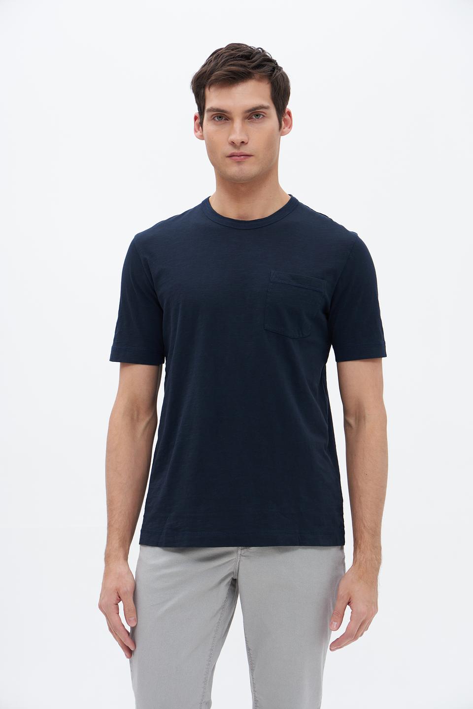 Футболка Marc O Polo с карманом темно-синяя