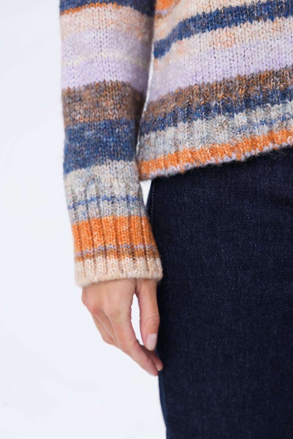 Пуловер More and More в полоску