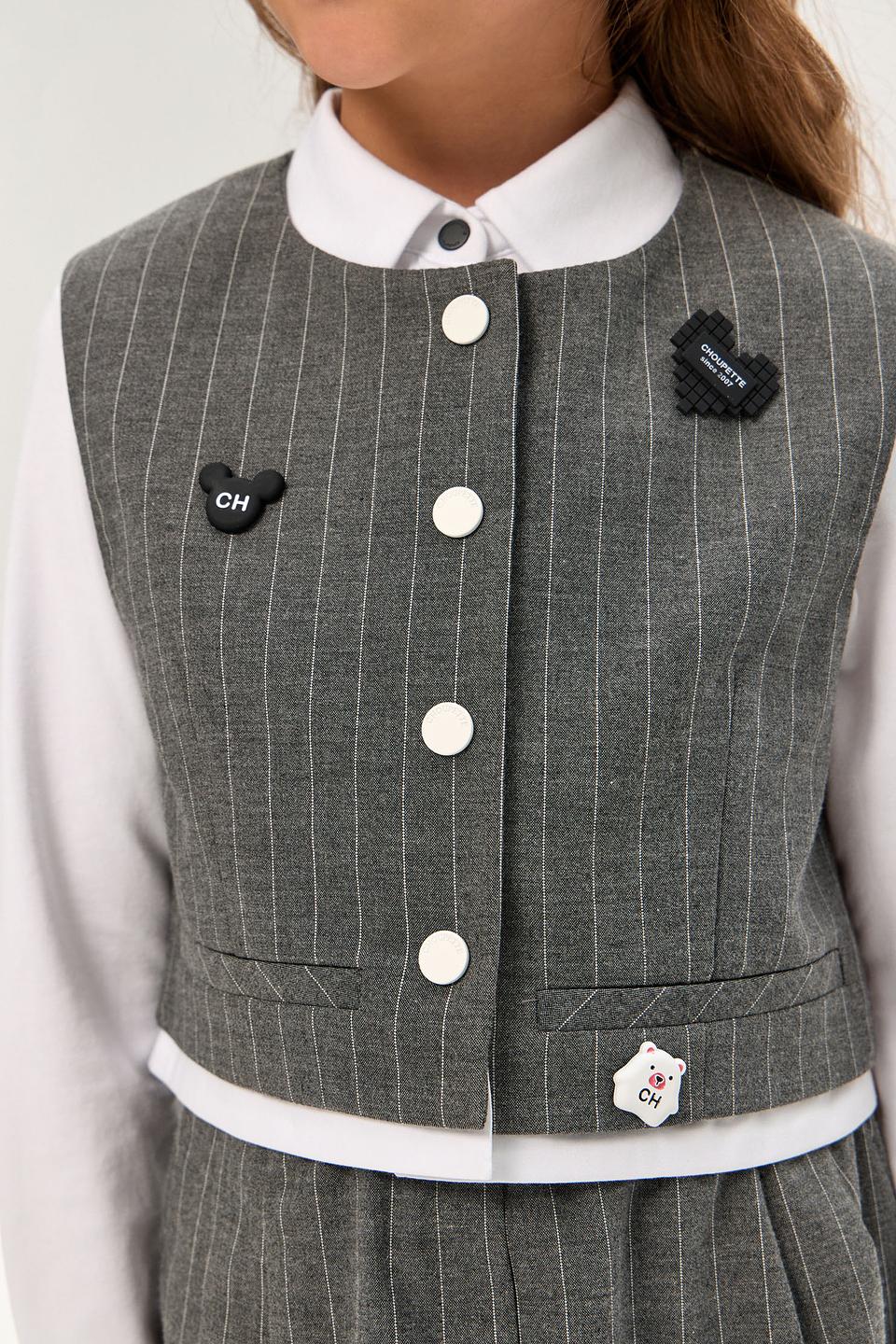 Жилет Choupette дев. в клетку