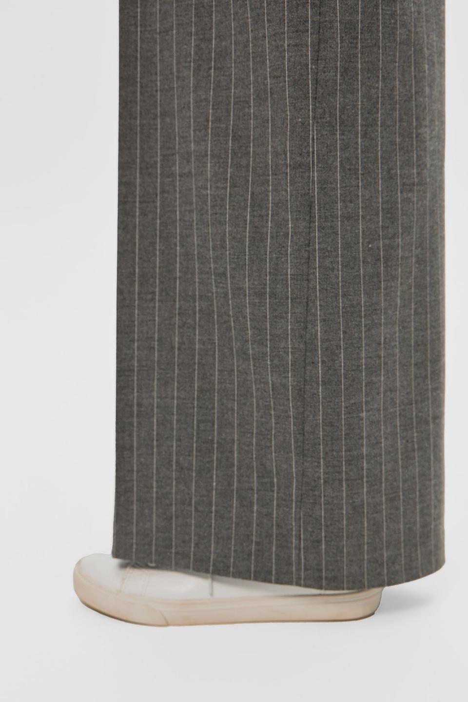 Брюки Choupette дев. в полоску серые