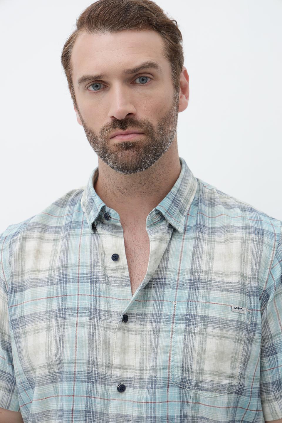 Рубашка кр-рукав Lerros в клетку