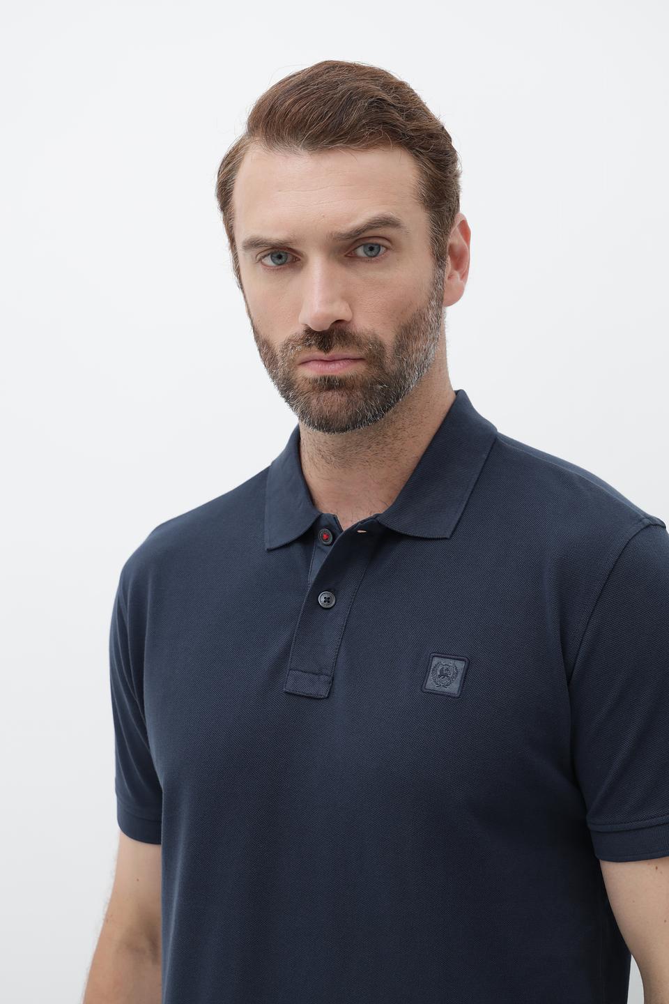 Поло Lerros men тёмно-синее