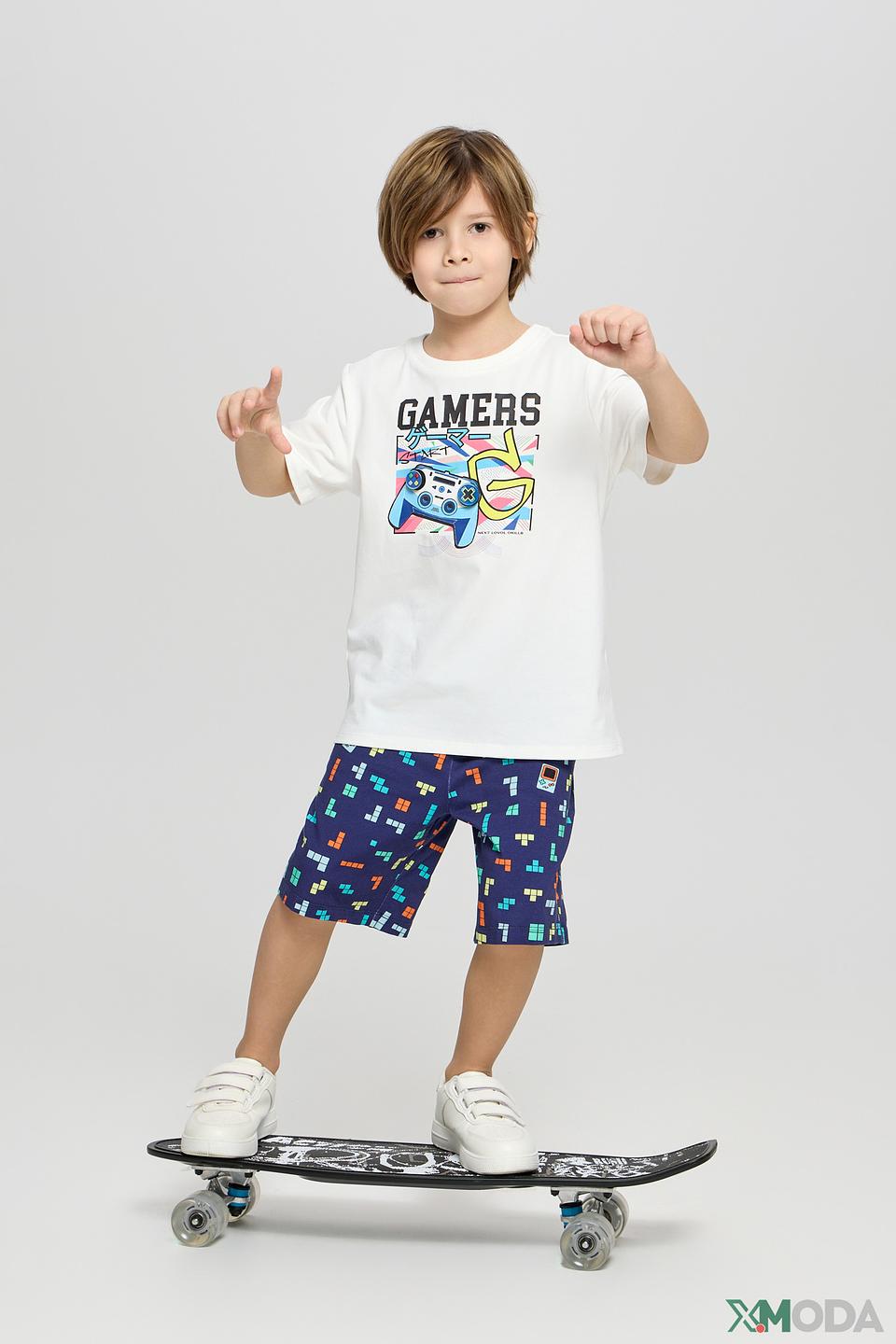 Футболка Choupette "Gamers" белая