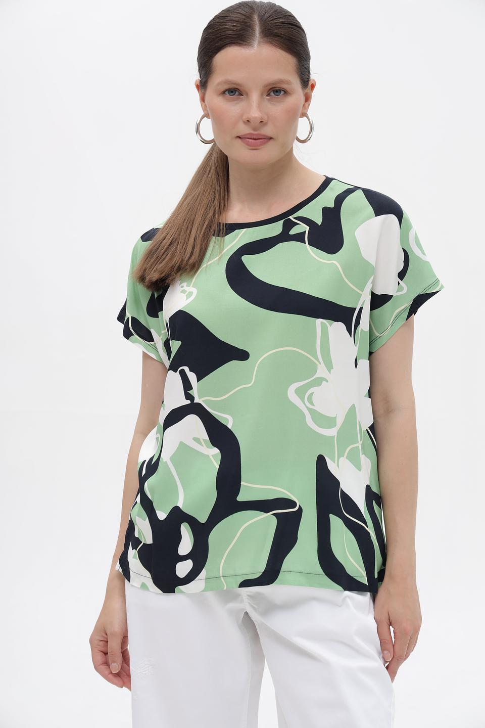 Блуза Tom Tailor с принтом