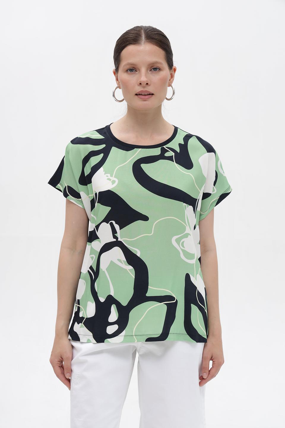 Блуза Tom Tailor с принтом