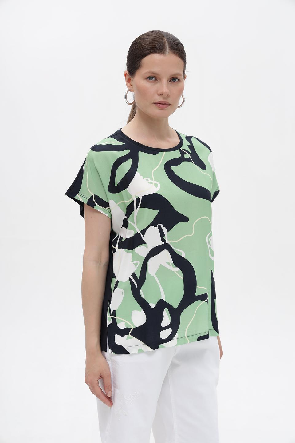 Блуза Tom Tailor с принтом