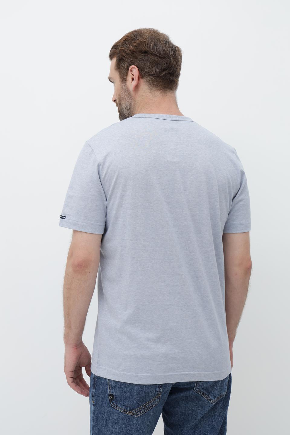 Футболка Tom Tailor серая с принтом