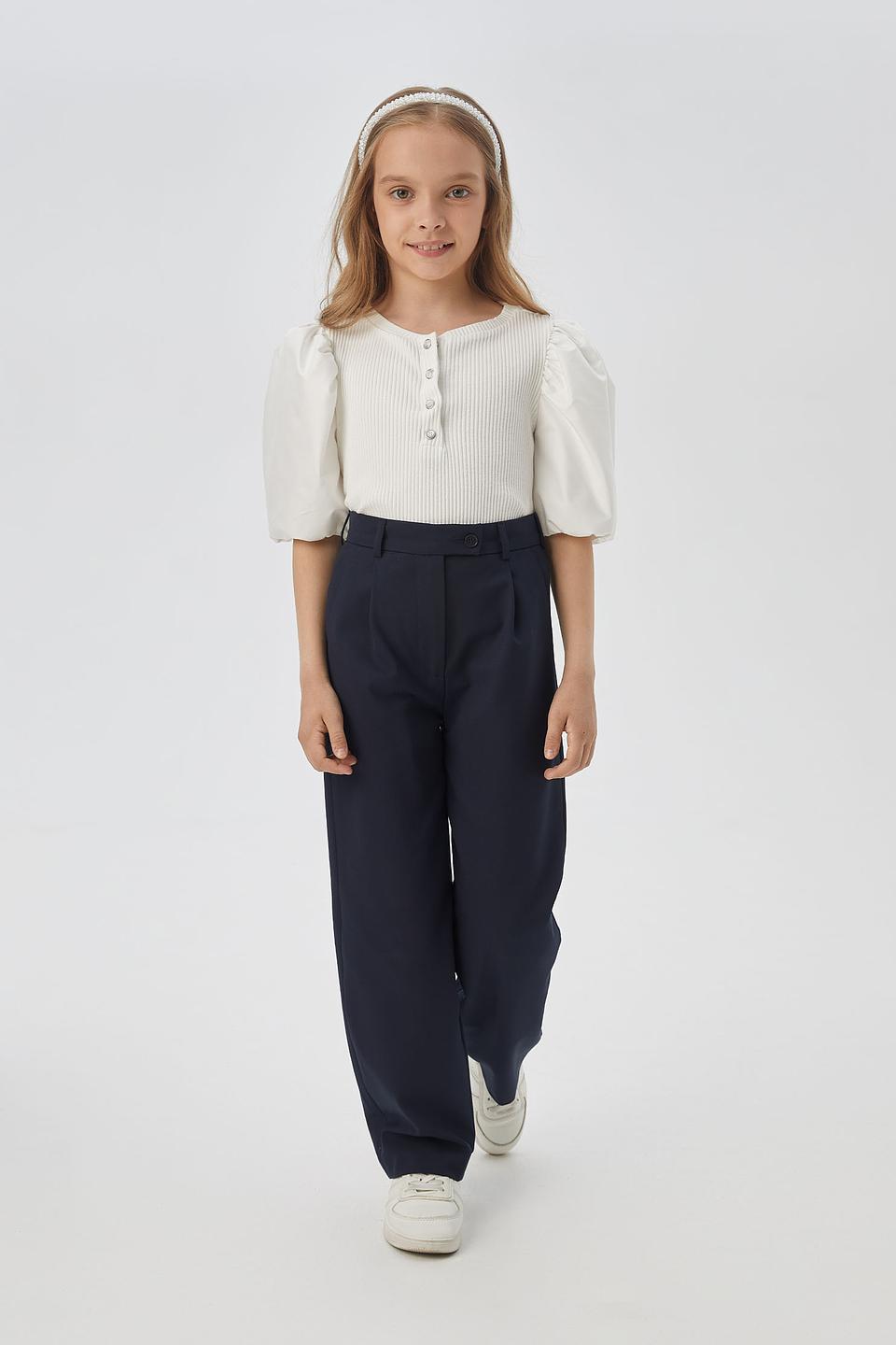 Брюки Choupette дев. классические синие