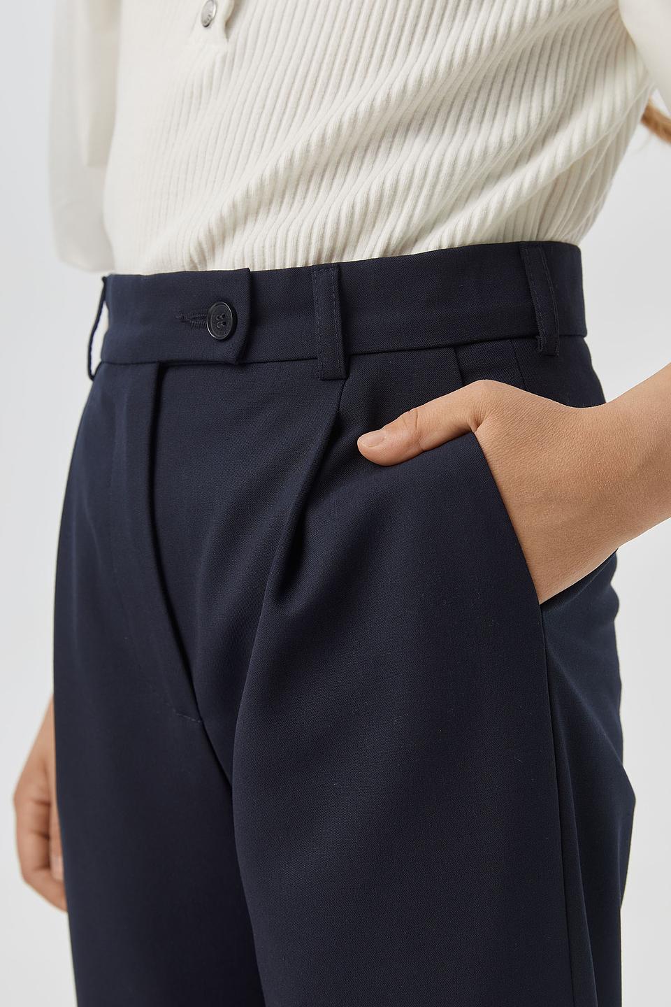 Брюки Choupette дев. классические синие