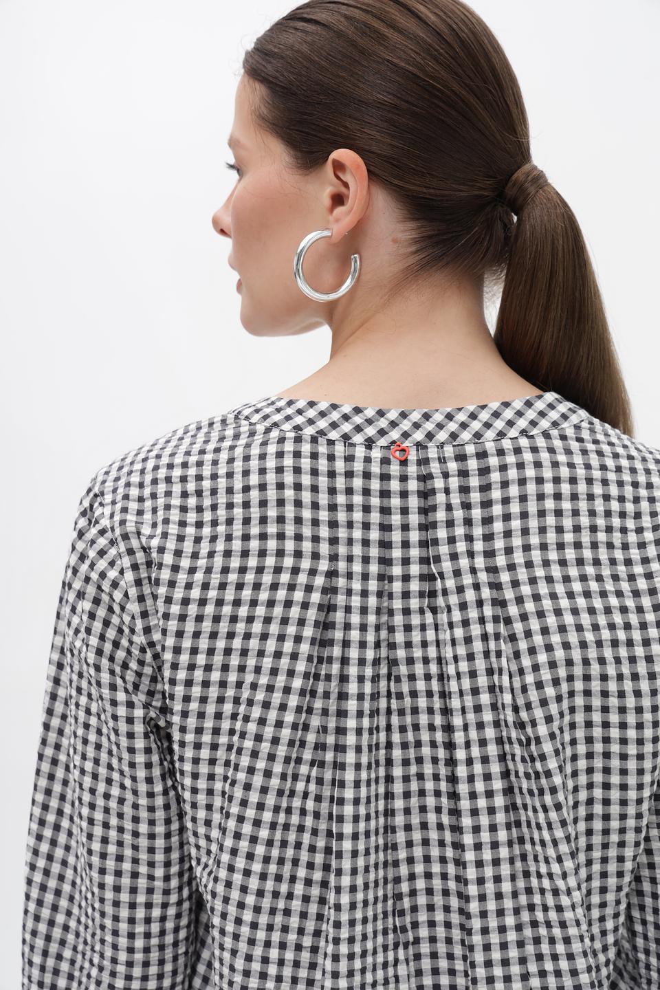 Блузка Time Zone в клетку