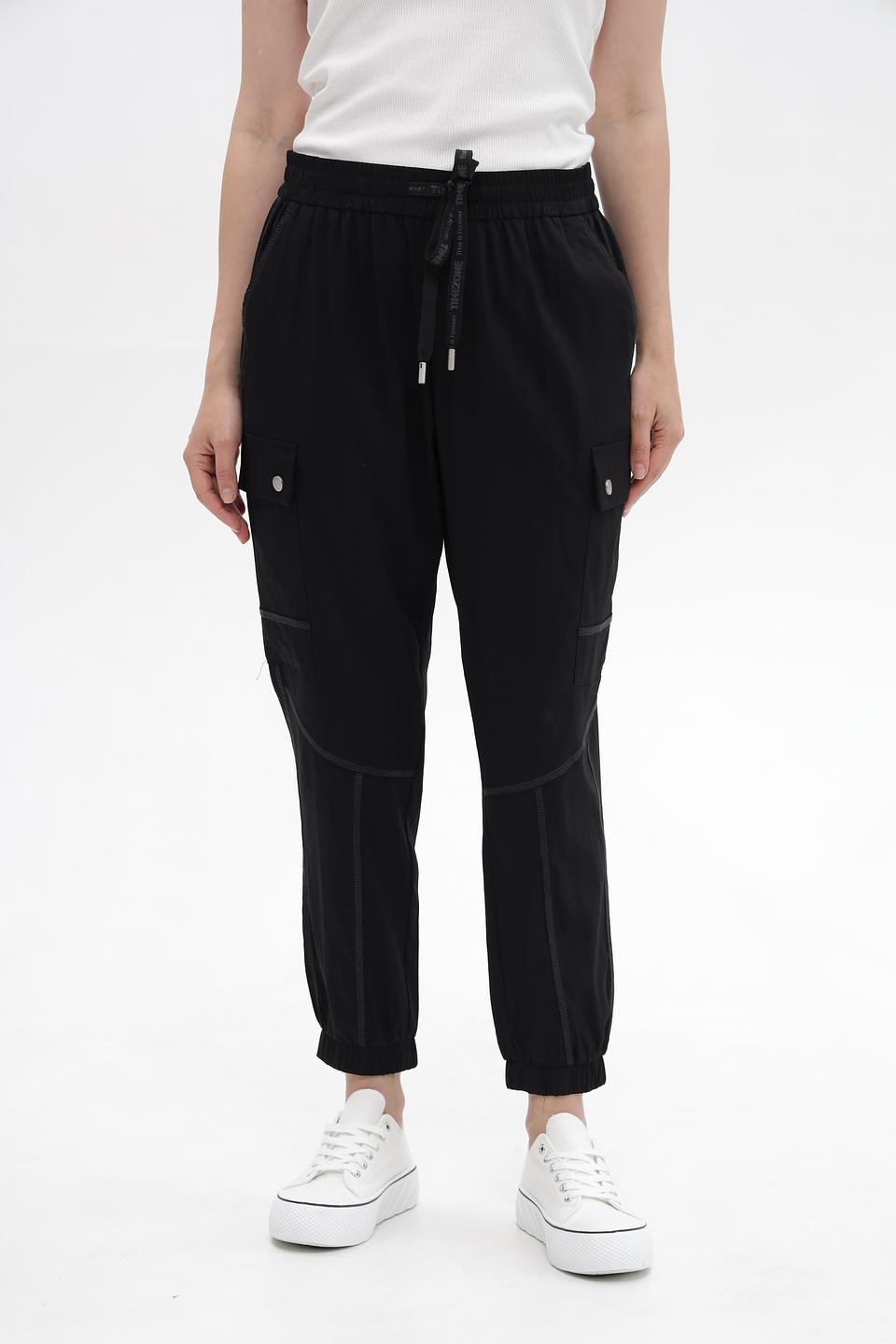 Брюки Time Zone кюлоты чёрные