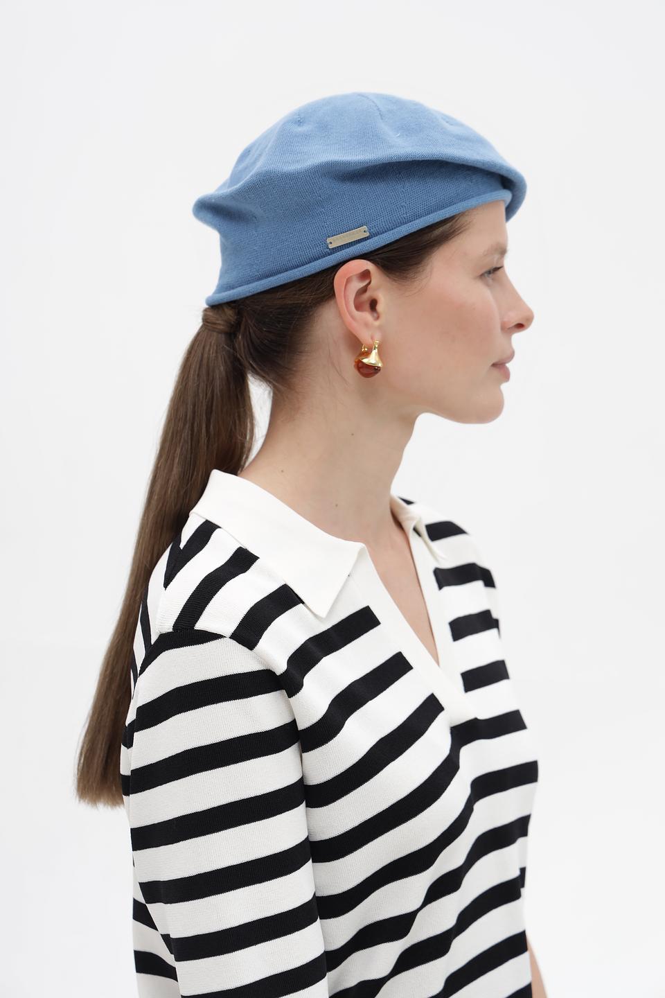 Берет Seeberger голубой