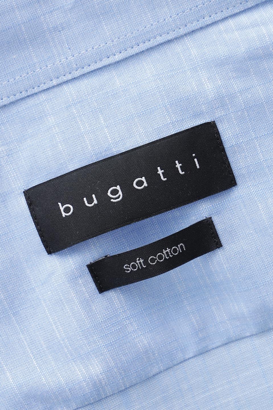 Рубашка кр Bugatti голубая