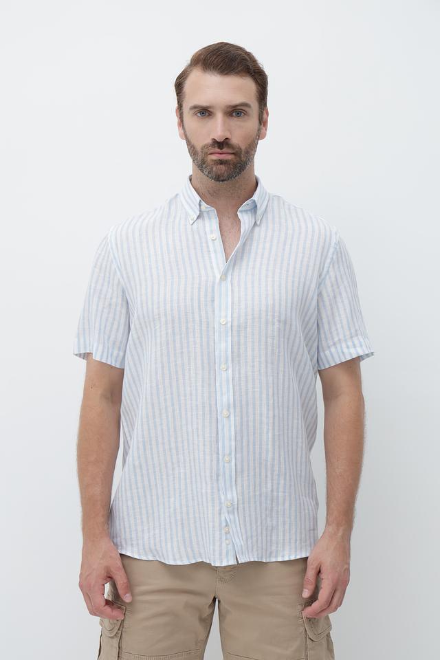 Рубашка кр Bugatti в полоску