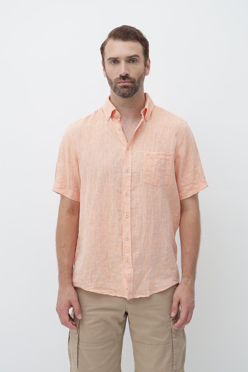 Рубашка кр Casa Moda персиковая
