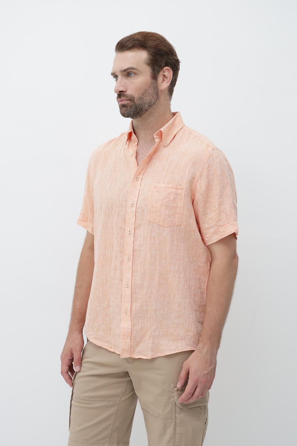 Рубашка кр Casa Moda персиковая