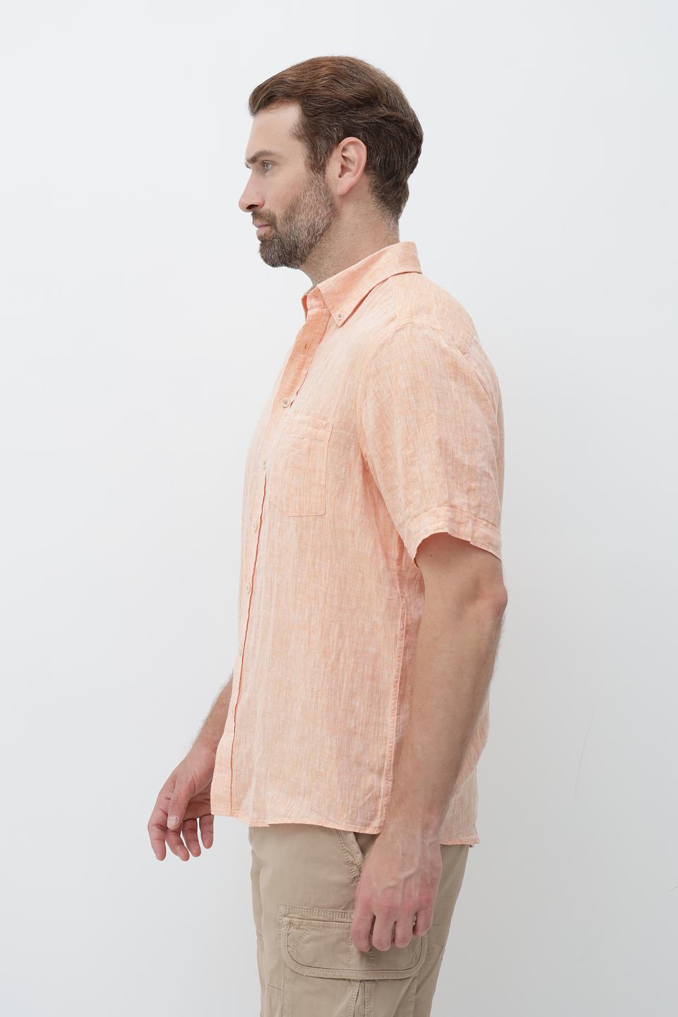 Рубашка кр Casa Moda персиковая