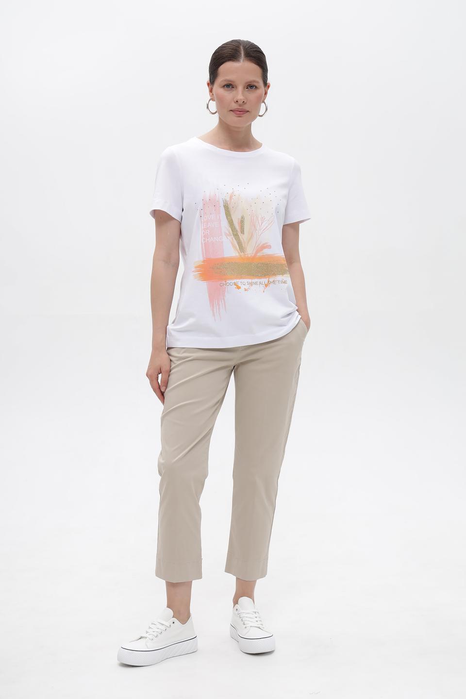 Брюки классические Anna Montana бежевые