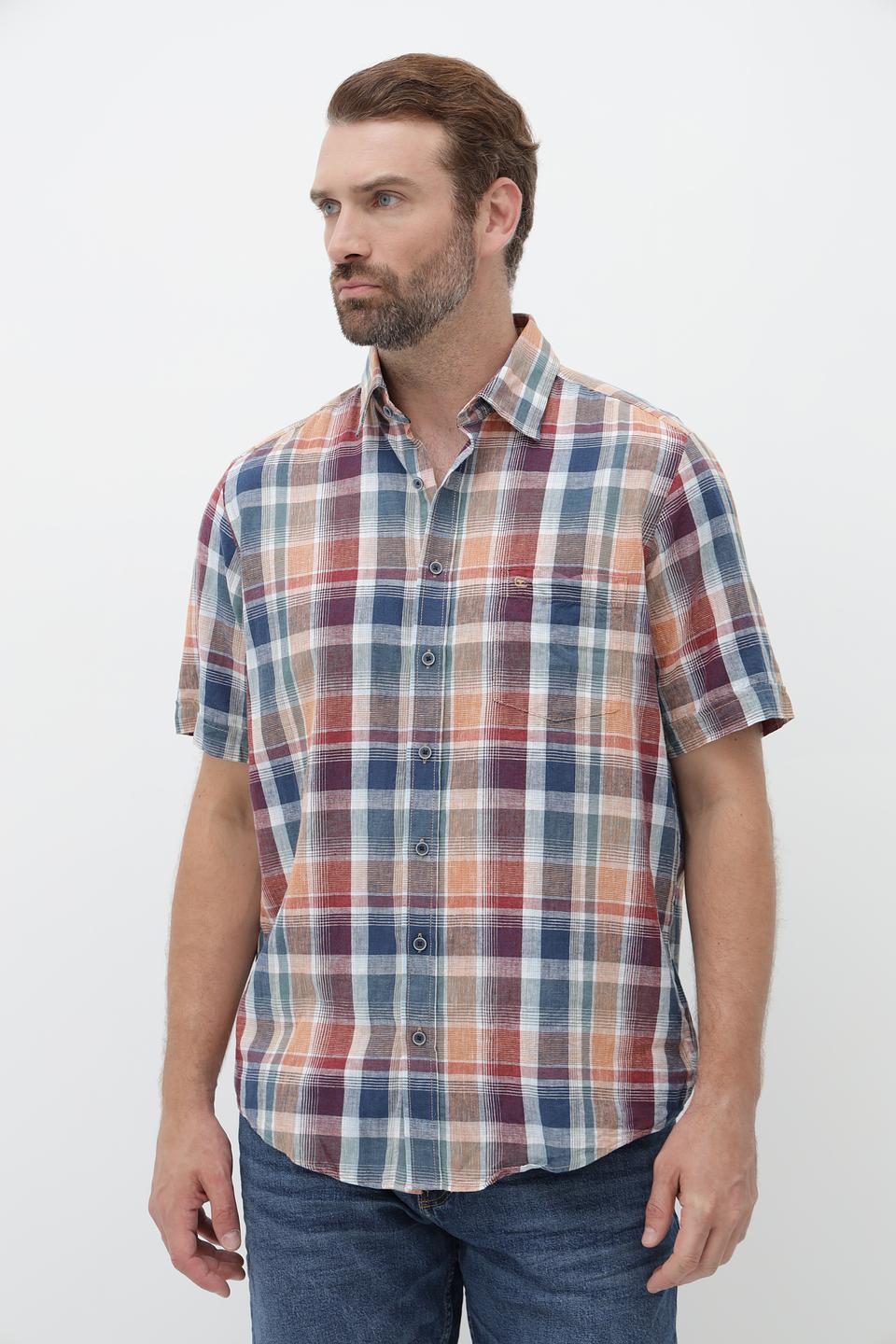 Рубашка кр Casa Moda в клетку