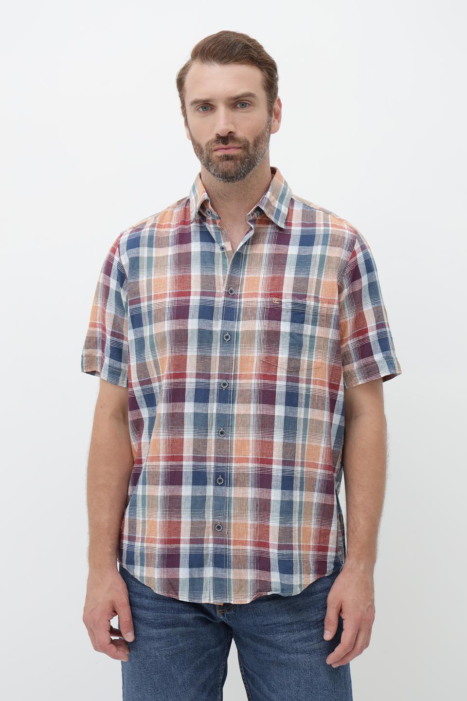 Рубашка кр Casa Moda в клетку