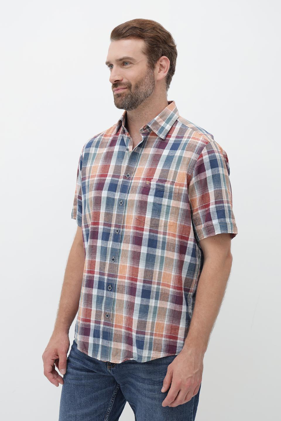 Рубашка кр Casa Moda в клетку