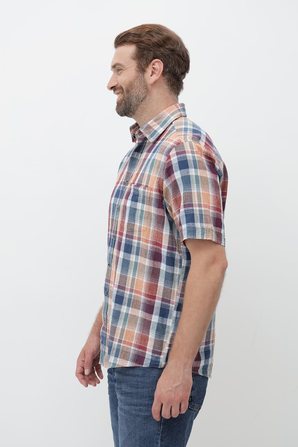 Рубашка кр Casa Moda в клетку