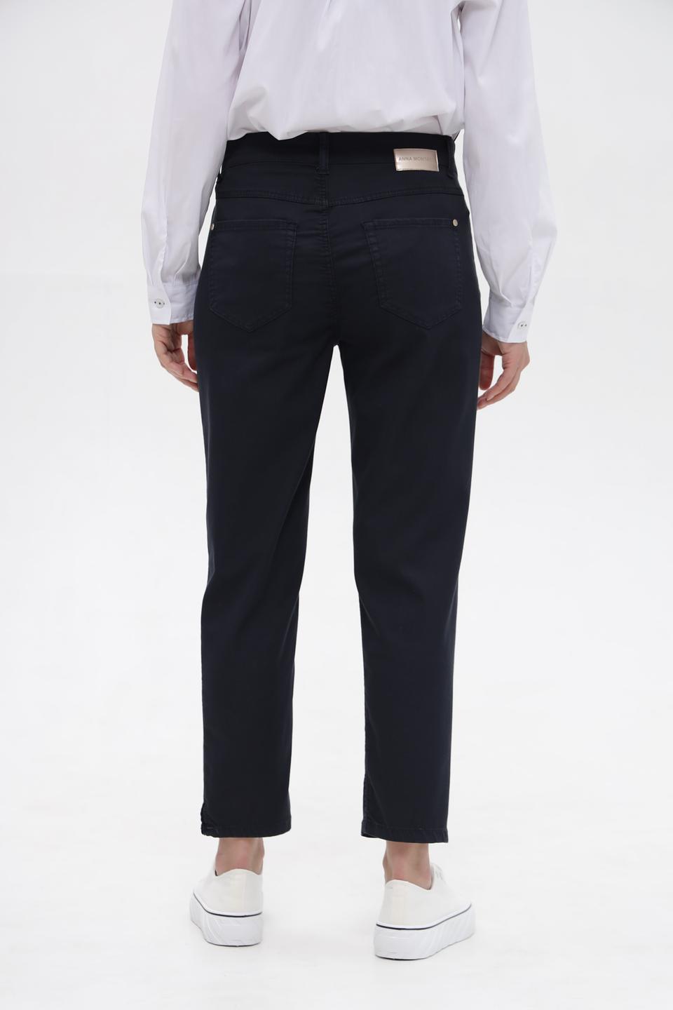 Капри Anna Montana тёмно-синие