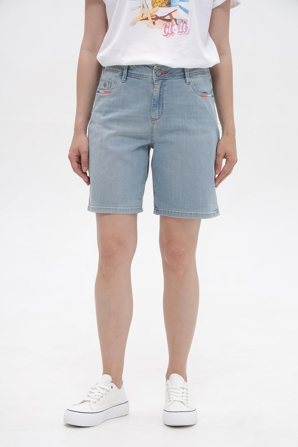Шорты Time Zone деним голубой