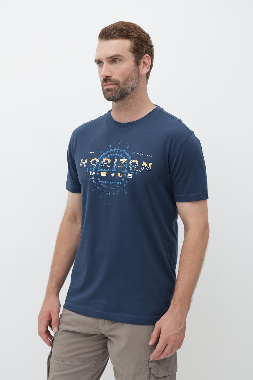 Футболка Granchio с принтом Horizon
