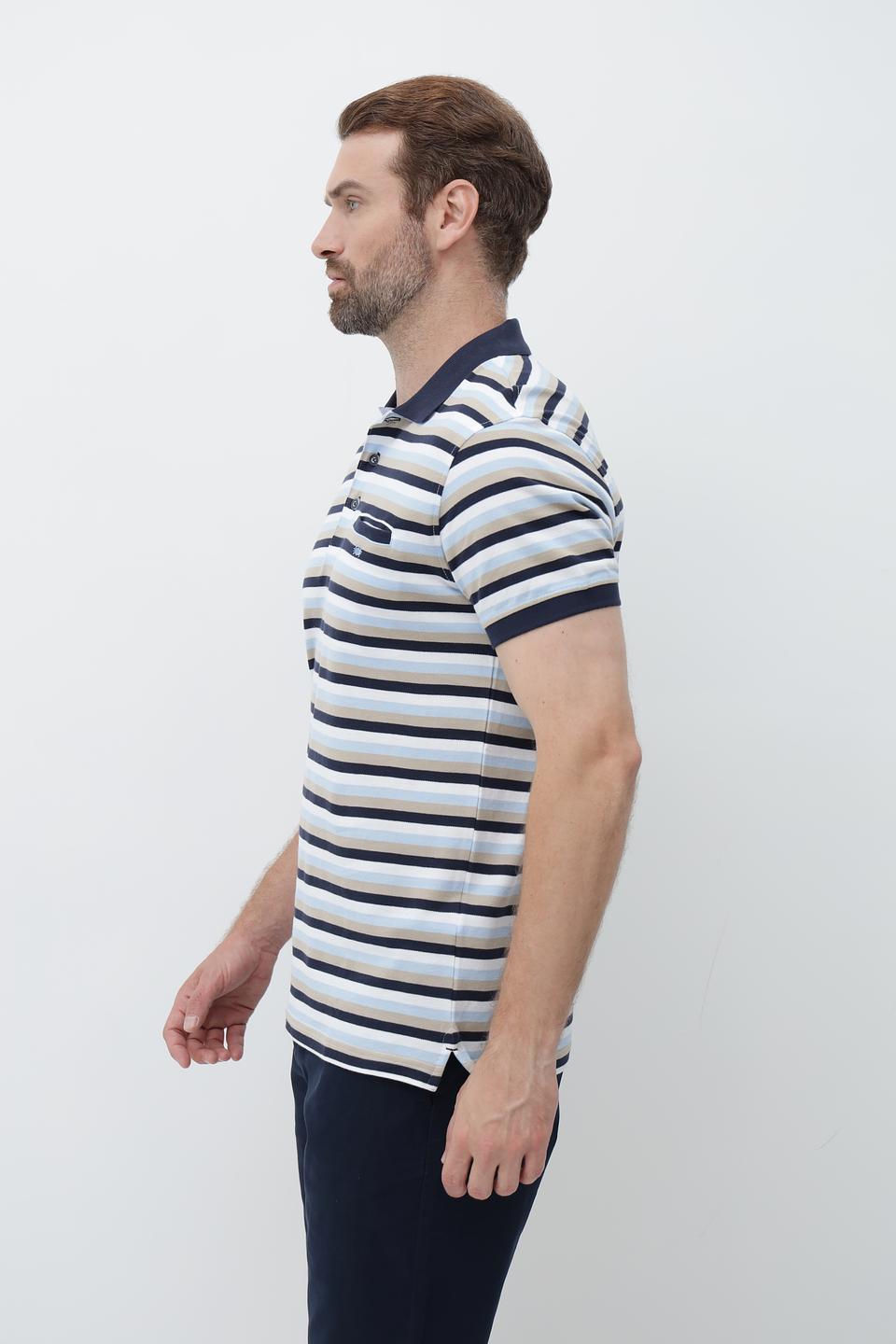 Поло Granchio в полоску