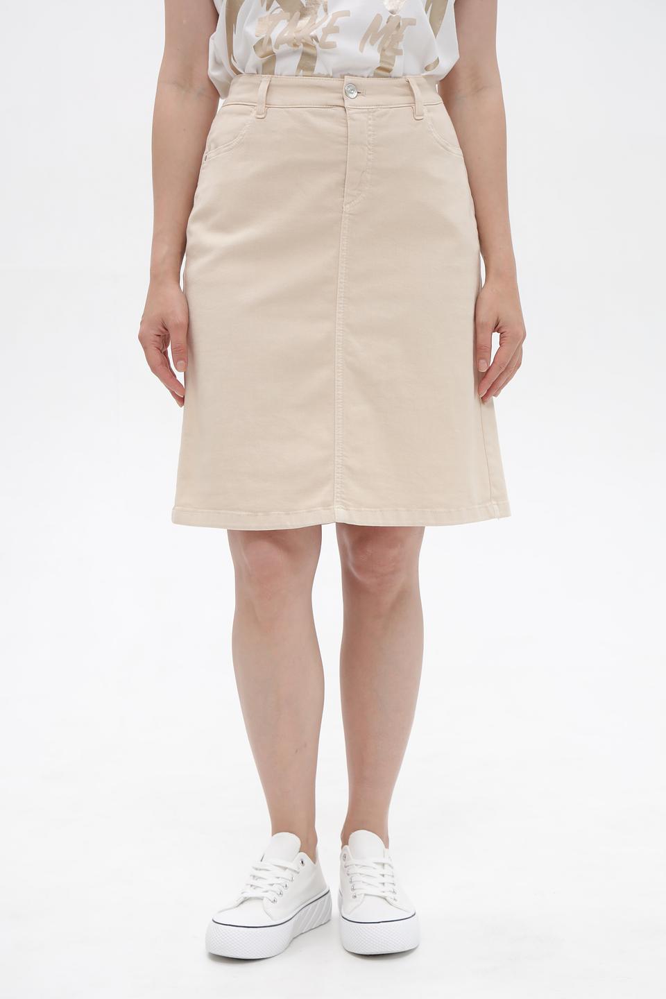 Юбка Gardeur хлопковая бежевая