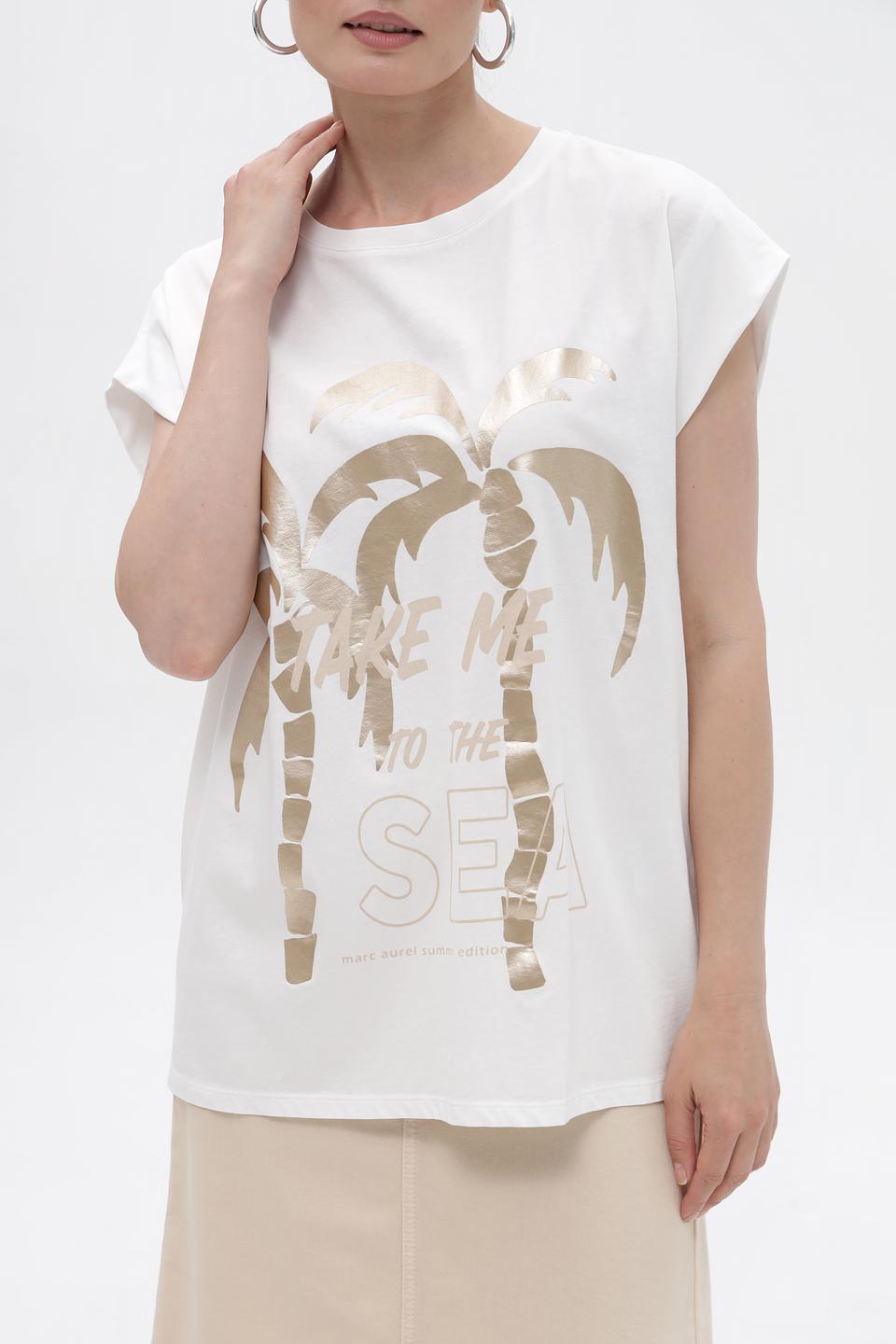 Футболка Marc Aurel с пальмами