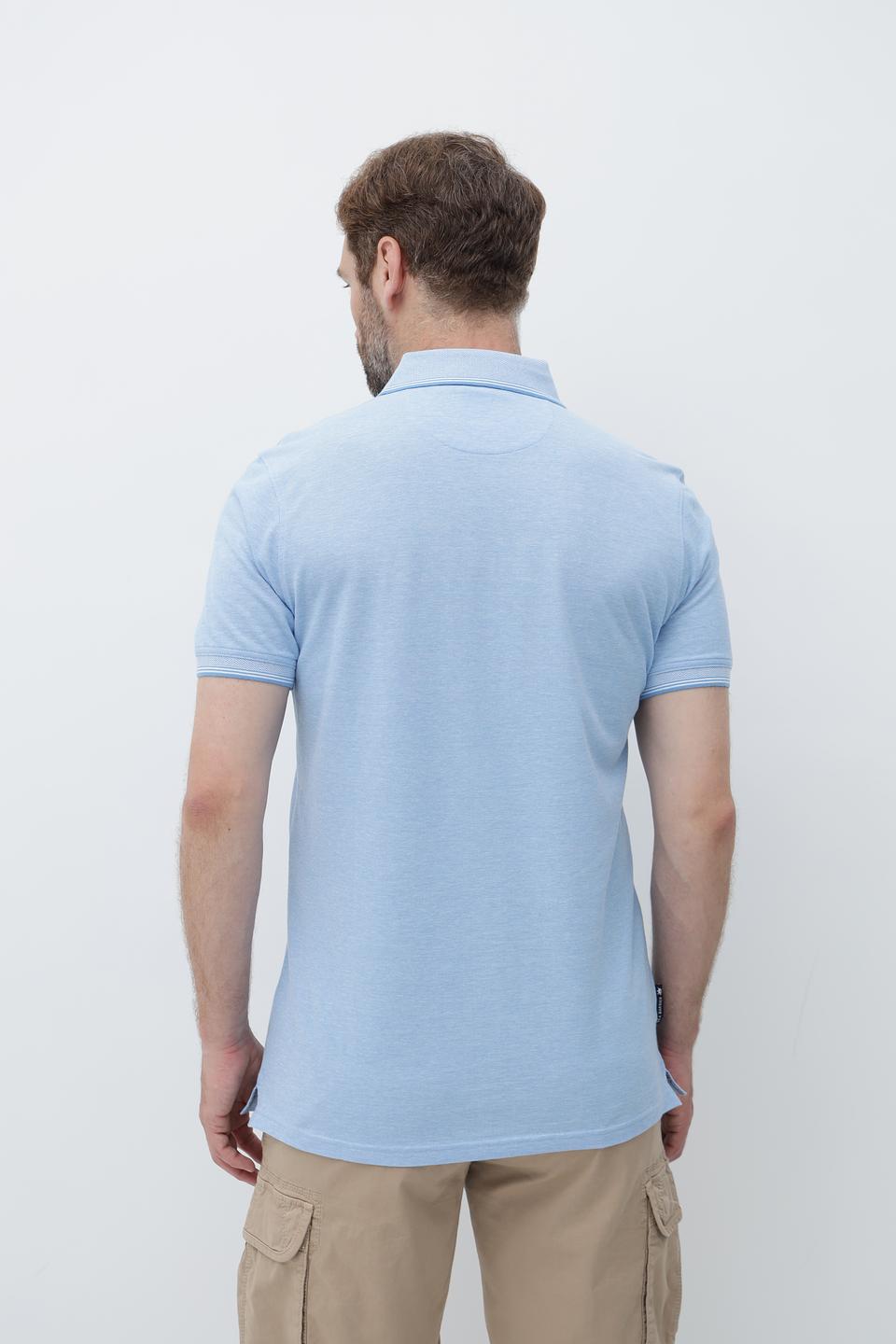 Поло Sea Barrier голубое